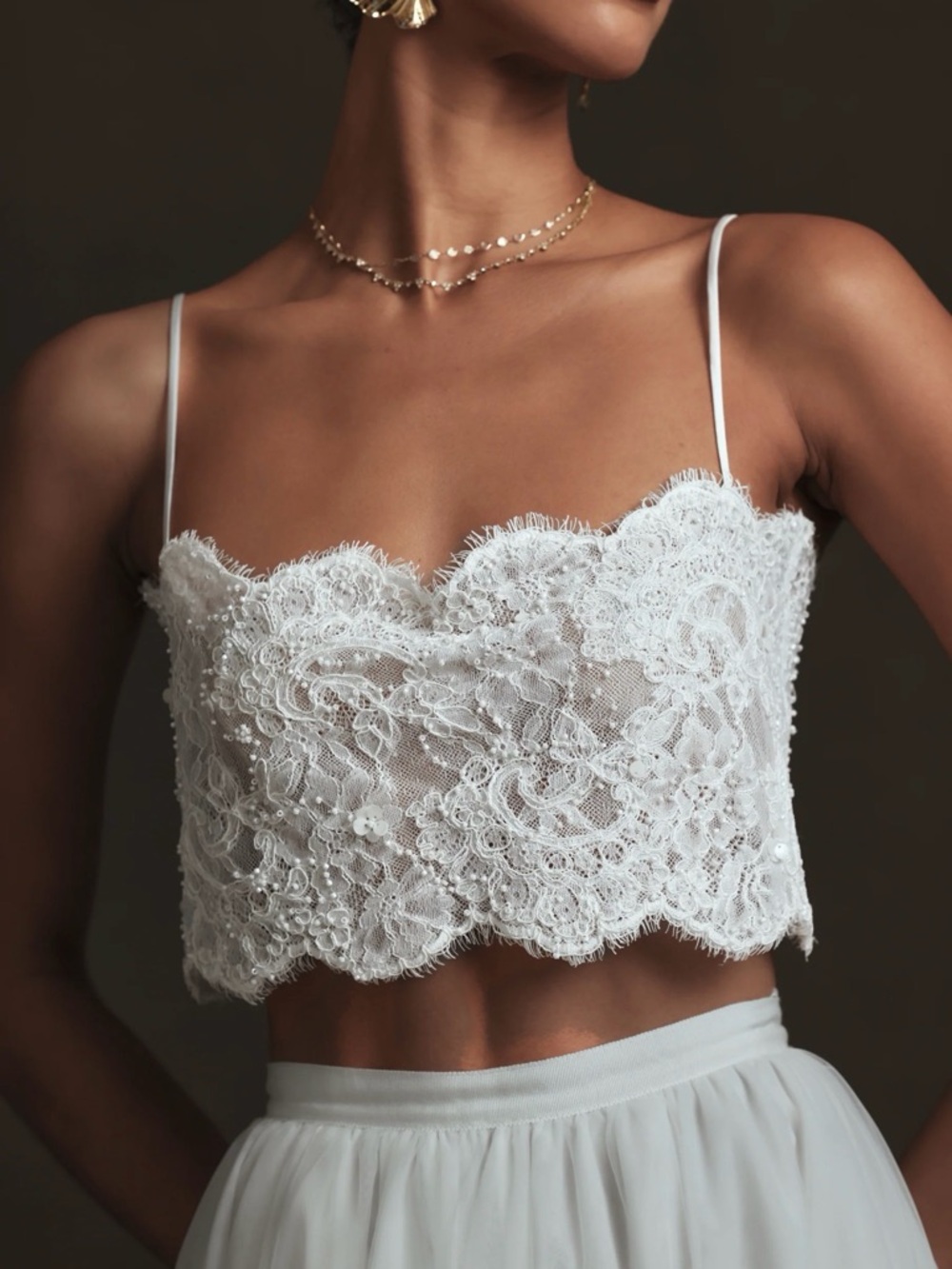 V. Chapman The Shiloh Top in White 00 - Picture 6 of 10